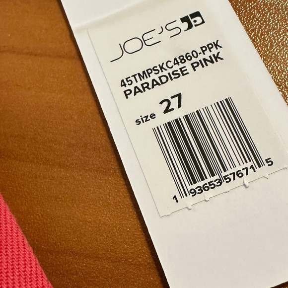 Joes Jeans The Ozzie 4 Inch Cut Off Short Paradise Pink 45TMPSKC4860 Size 27 NEW - Picture 2 of 11